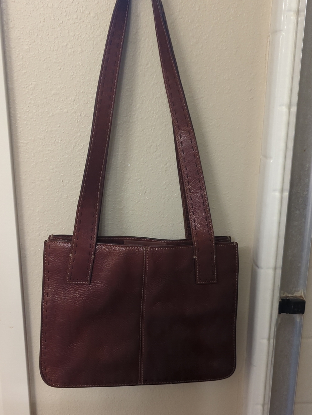 Vintage Fossil Brown Shoulder Bag From 1954 Collection Excellent Pre- Owned Cond